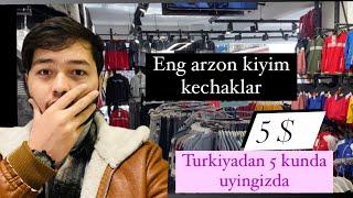 Turkiyadagi optom bozor. KARGO narxlari va kiyim kechaklarning narxi.