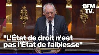 L'intégralité du discours de politique générale de François Bayrou à l'Assemblée nationale