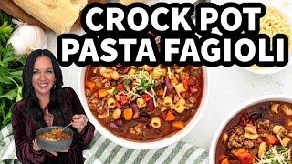 Slow Cooker Pasta Fagioli: Italian Comfort Food