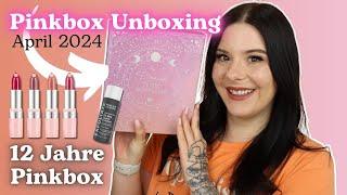 Pinkbox UNBOXING April 2024   12 Jahre Pinkbox