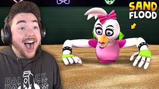 FLOODING EVERYTHING IN SAND!!! | Five Nights at Freddy’s: Security Breach Gameplay (Mods)
