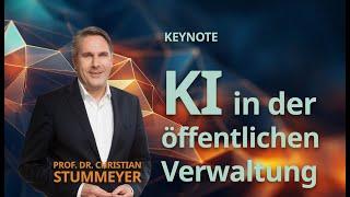 KI in der öffentlichen Verwaltung | Keynote von Top-Redner Prof. Stummeyer