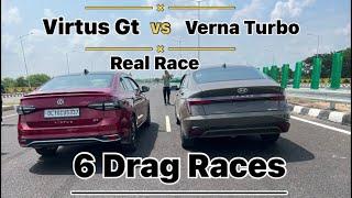 Verna Turbo vs Virtus GT drag race |Full race