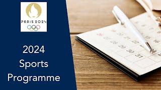 The Ultimate Guide to the Paris 2024 Olympics Sports Programme