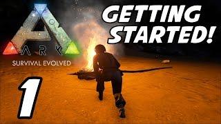 ARK Survival Evolved | E01 | "Getting Started!" (Gameplay / Playthrough / 1080p60 )