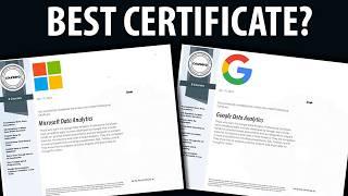 Microsoft vs Google Data Analyst Certificate - BEST Certificate for Data Analysts
