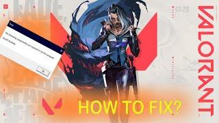 Fix VALORANT DirectX Runtime error on Windows 11/10