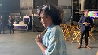 Actual on the set of Good Times live for Tv Doing my best Tina Turner as Willona  | Tiffany Haddish”