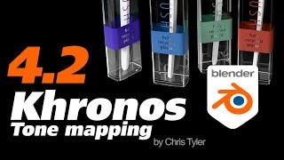 Blender 4.2! New tone mapping, the Khronos PBR Neutral Tone Mapper.