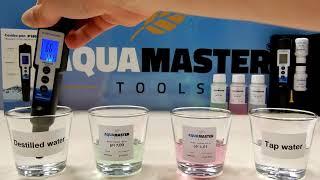 Aqua master tools P150 Pro pH EC meter pH Calibration