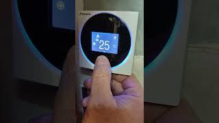 AC daikin Bluetooth remote filter warning log removal. Daikin madoka assistant. Filter reset.