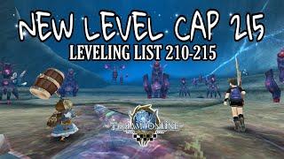 Leveling List 210-215 Best Spot | Toram Online