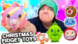 Cute BUT Broken! Christmas Fidget Toys Mystery Box Unbox & Review