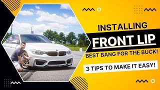 Installing Front Lip on BMW M3/M4 | THIS is THE ONE to Get!