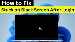 How to Fix Black Screen on Windows 10/11 with cursor after login