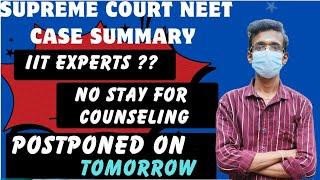 No Stay for  counseling 2024 || Supreme court today case Summary || IIT Expert ???