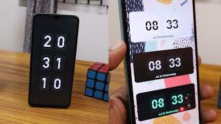 Flip clock & floating widget | Flip clock app | Flip clock widget