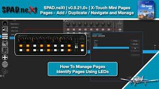 MSFS 2024 | SPAD.neXt v0.9.21 + |  X-Touch Mini Page Management