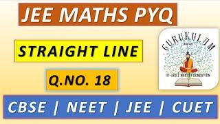 STRAIGHT LINE JEE PYQ  Q . NO  18