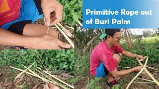 Primitive Rope out of Buri Palm