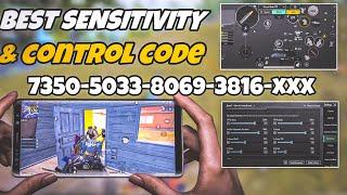 Best 4 Finger Claw Control Setting | best sensitivity setting | 4 Finger Control Code | BGMI / PUBG