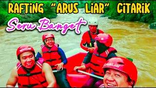 Keseruan Arung Jeram di Sungai Citarik Sukabumi || Operator Arus Liar || 9 km Super Seru dan Fun ️