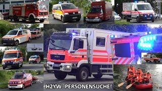 [GROßEINSATZ IN WOLFENBÜTTEL!] Einsatzfahrten H2YW Personensuche ELW2, Taucher, Rettungshunde & Co!