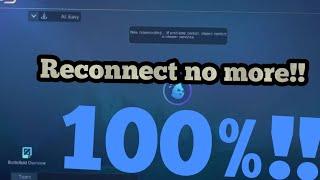 Fix Mobile Legends Reconnecting Issue / Stuck at 50% 55% Stable