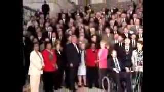 Congress Sings God Bless America on 9/11/01