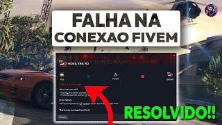 FIVEM - FALHA NA CONEXÃO DO SERVIDOR 2025 | RESOLVIDO! (RÁPIDO E FÁCIL!!)