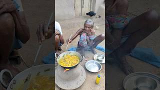 Village poor grandma cooking chicken curry|tribe people cooking|rural life india #rural_life_india