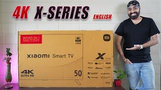 Xiaomi TV X Series 4K 50 inch (2022) English - Unboxing and Impressions  The X Factor ️