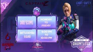 CAPTAINZ LIVE ¡¡¡DAUNTLESS BATTLES |BR| Squad |CallOfDuty®Mobile|S3|W12|D2