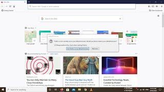 use firefox as my default browser