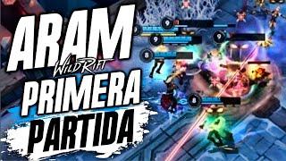 NICOPETAS JUEGA la 1ª PARTIDA de (ARAM) en WILDRIFT... 