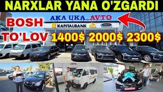 AKA UKA_AVTO 12.VILOYATGA YANGI NARXLAR KOBALT JENTRA NEXIA TREKKER MONZO ONIX SPARK DAMAS LABO NARX