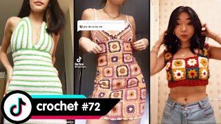 TIKTOK CROCHET AND KNITTING FASHION COMPILATION #72 - Peachtok