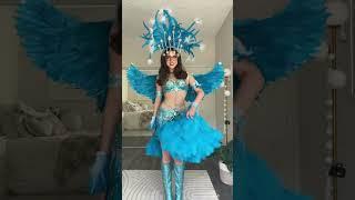 I added tail feathers to my Rio costume!!