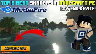 TOP 5 SHADERS FOR LOW END DEVICE IN MINECRAFT PE ANDROID.