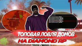 ЛОВЛЯ ДОМОВ ПО ГОСУ НА DIAMOND RP + ИТОГИ