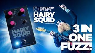 Redbeard Effects Hairy Squid - 3 Fuzz Pedals in 1