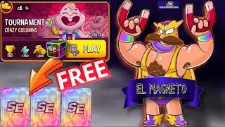 Tournament Match Masters Crazy Columns Rainbow  16 players Free SE Booster +1,000 Coins