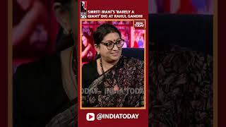 Smriti Irani's Quick Retort To 'Giant Slayer' Comment For Defeating Rahul Gandhi In Elections