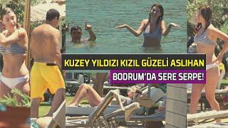 MAGAZİN HABERLERİ | KUZEY YILDIZI İLK AŞK'IN YILDIZ'I ASLIHAN GÜNER VE EŞİ MERT KILIÇ BODRUM'DA