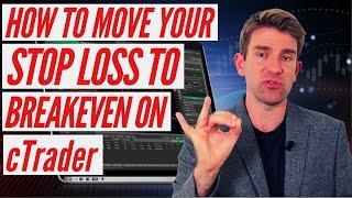 How to Automatically Move Your Stop to Breakeven Using cTrader 