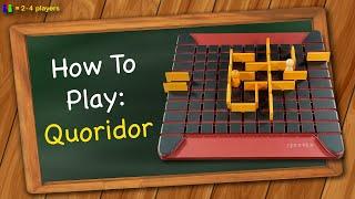 How to play Quoridor