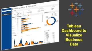 Tableau Sales Dashboard Tutorial Step by Step with Dataset