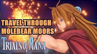 Travel through Molebear Moors Trials of Mana