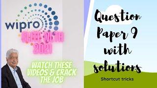 Wipro NLTH 2021 Question Paper 9 with solutions | Wipro NLTH 2021 | wipro nlth 2021 questions