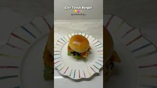 Çıtır Tavuk Burger Tarifi| Çıtır Tavuk/#hamburger #keşfet #kfc #food